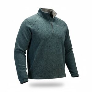 Eddie Bauer Men's Blue Textured Pullover
